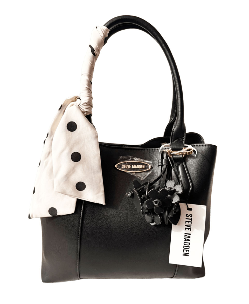 Steve Madden Black Tote